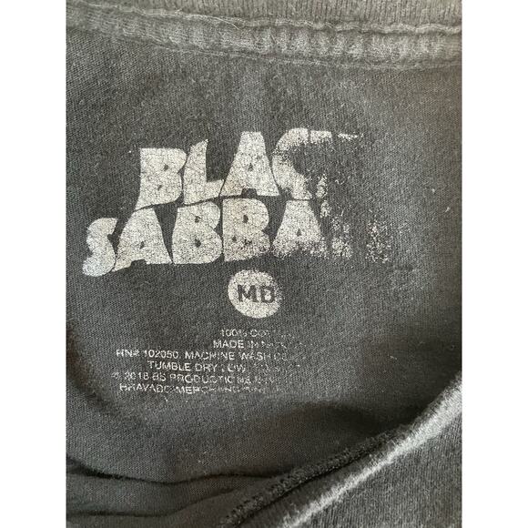 Black Sabbath Logo Crewneck Tshirt Men’s Size M - Picture 4 of 5
